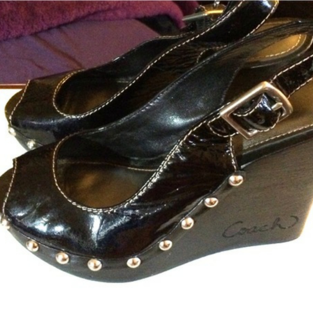 Coach wedges